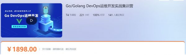 Golang DevOps运维开发实战集训营，Go语言培训教程下载